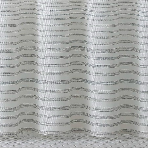 Tommy Bahama Tidal Stripe Beige Shower Curtain - Picture 2 of 7